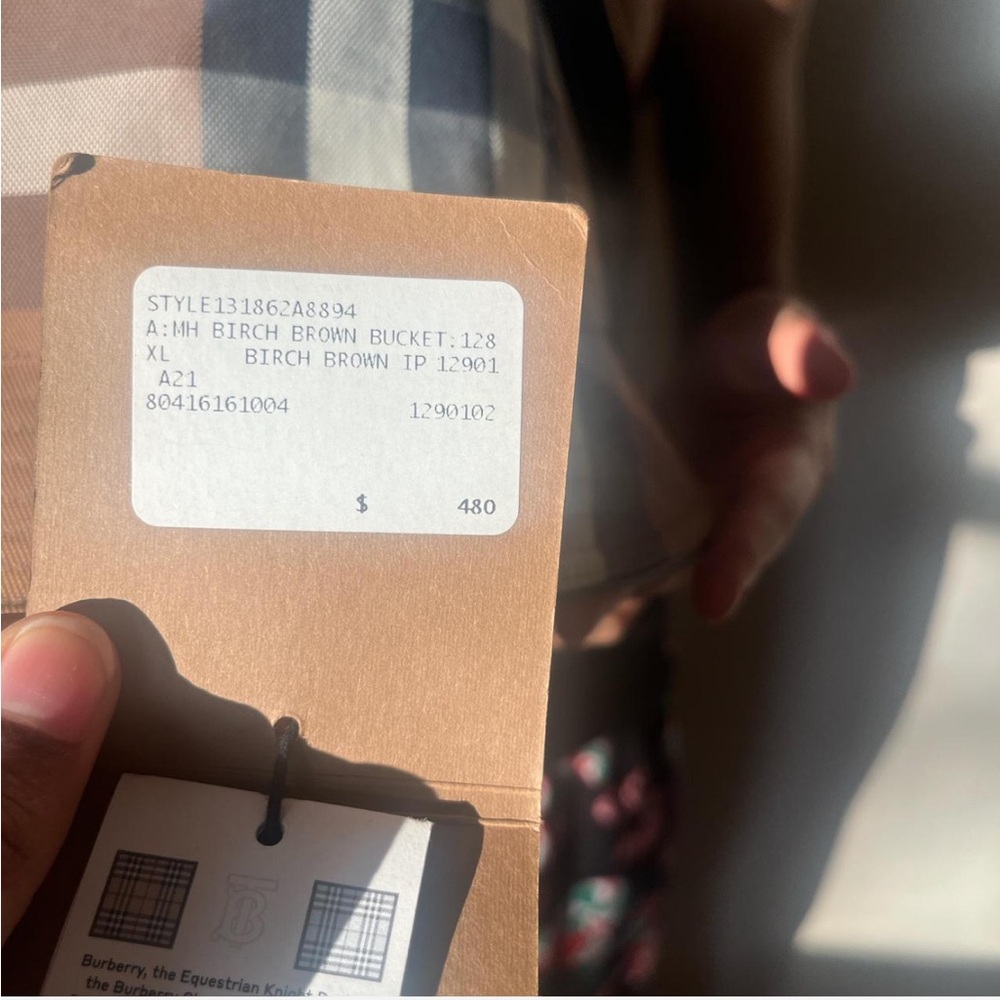 Burberry Birch Brown Bucket Hat